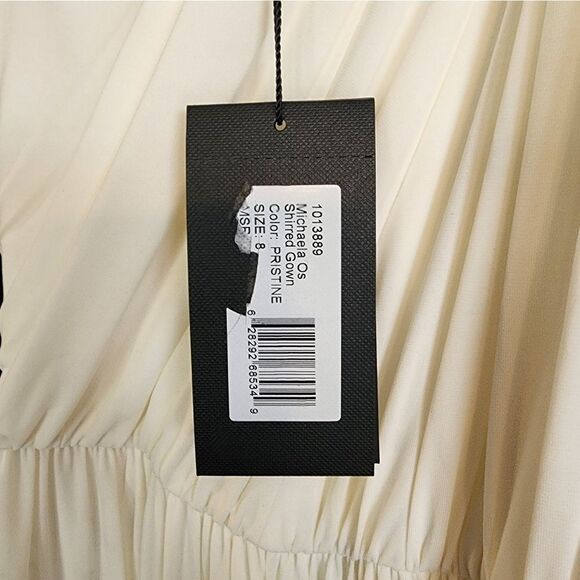 NWT Halston Michaela Shirred Gown STUNNING - Picture 10 of 10